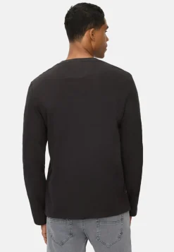 Henleyshirt aus reiner Baumwolle