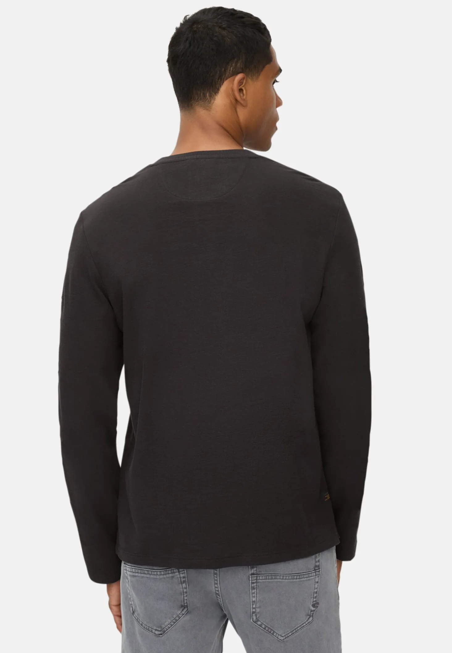 Henleyshirt aus reiner Baumwolle