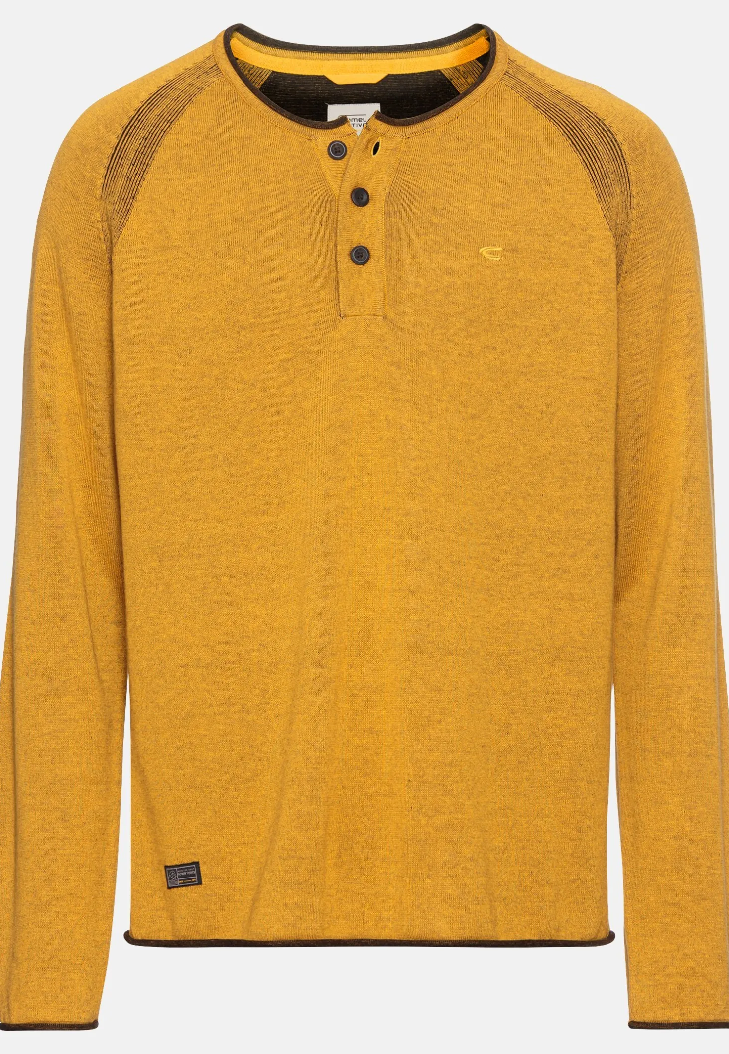 Henleyshirt aus zertifiziertem Organic Cotton