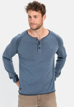 Henleyshirt aus zertifiziertem Organic Cotton