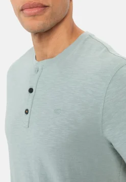 Henley-Shirt aus zertifiziertem Organic Cotton