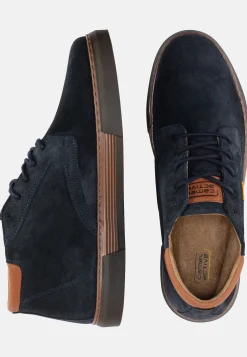 Hoher Sneaker aus Veloursleder