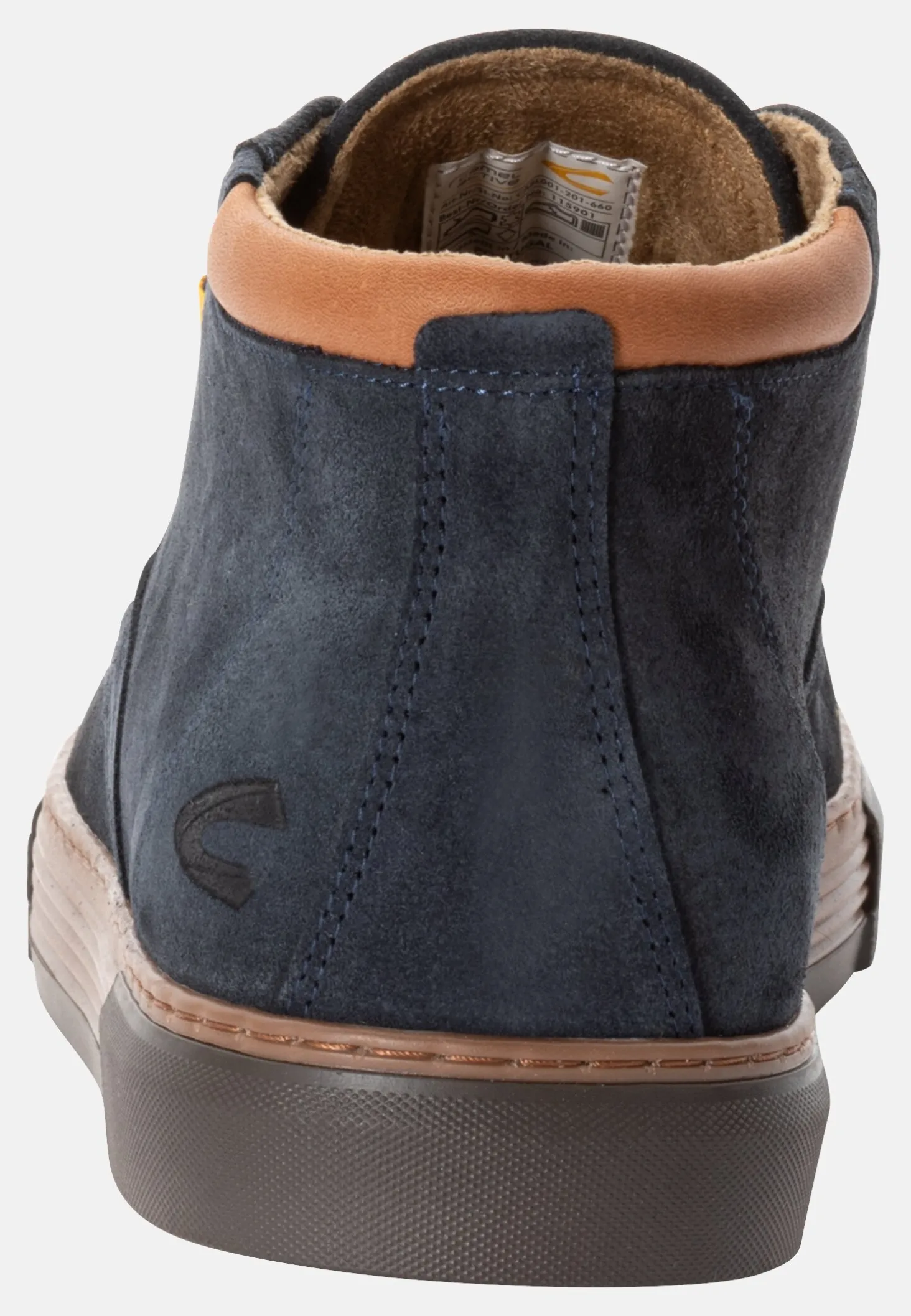 Hoher Sneaker aus Veloursleder