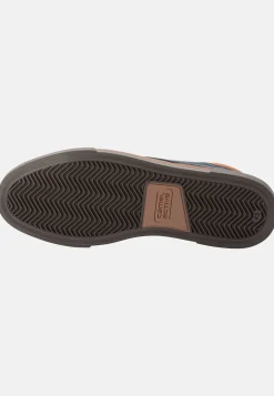 Hoher Sneaker aus Veloursleder