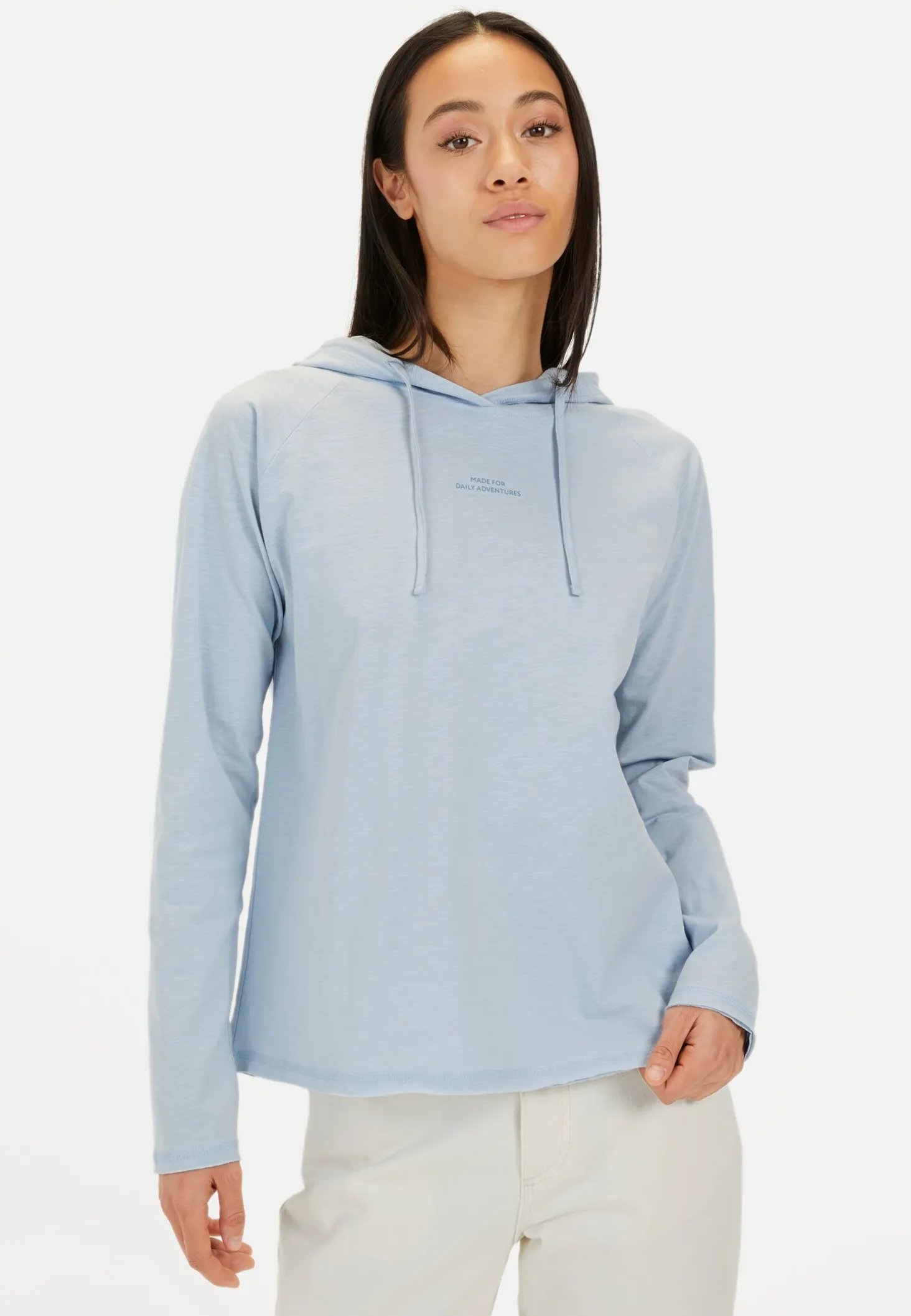 Hoodie aus reiner Baumwolle