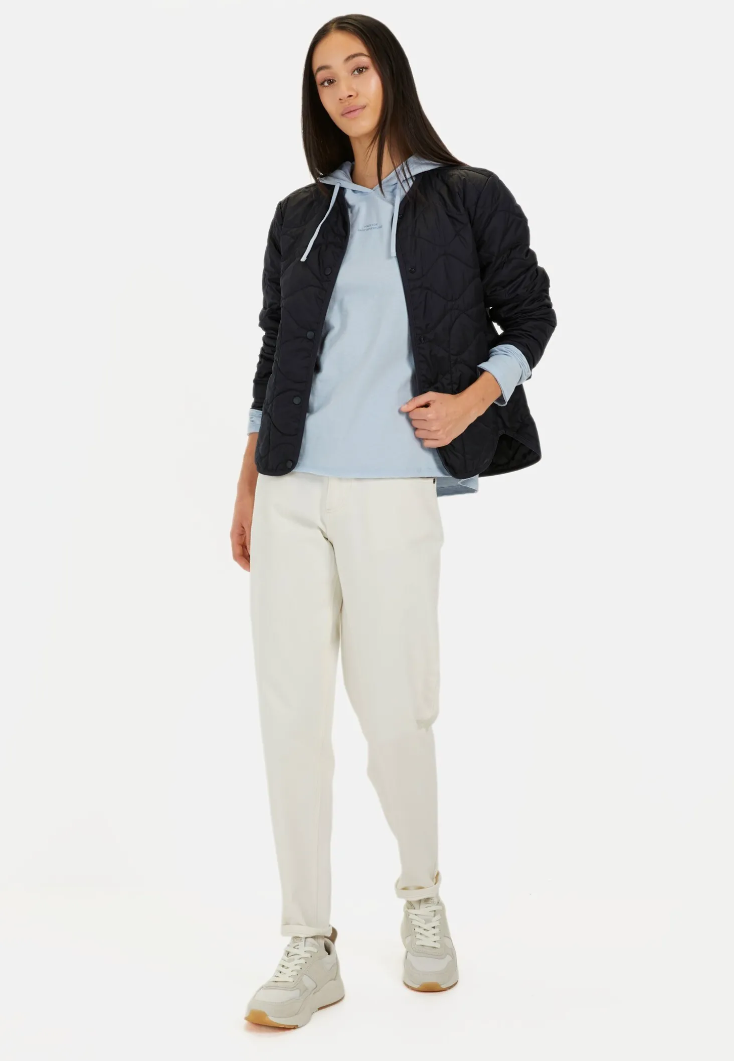 Hoodie aus reiner Baumwolle