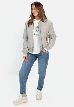 Hoodie mit Print aus Organic Cotton