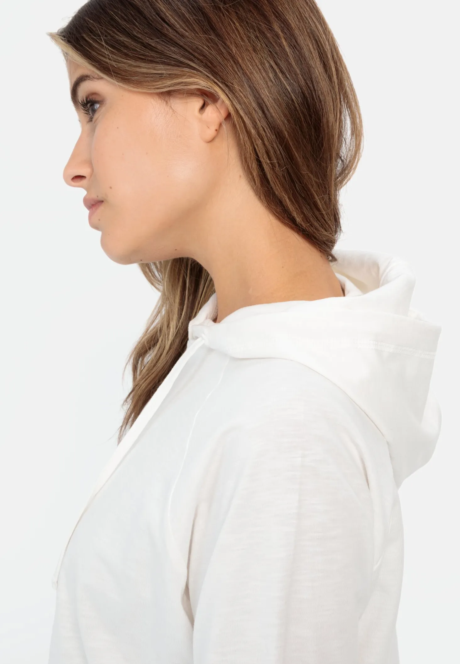 Hoodie mit Print aus Organic Cotton