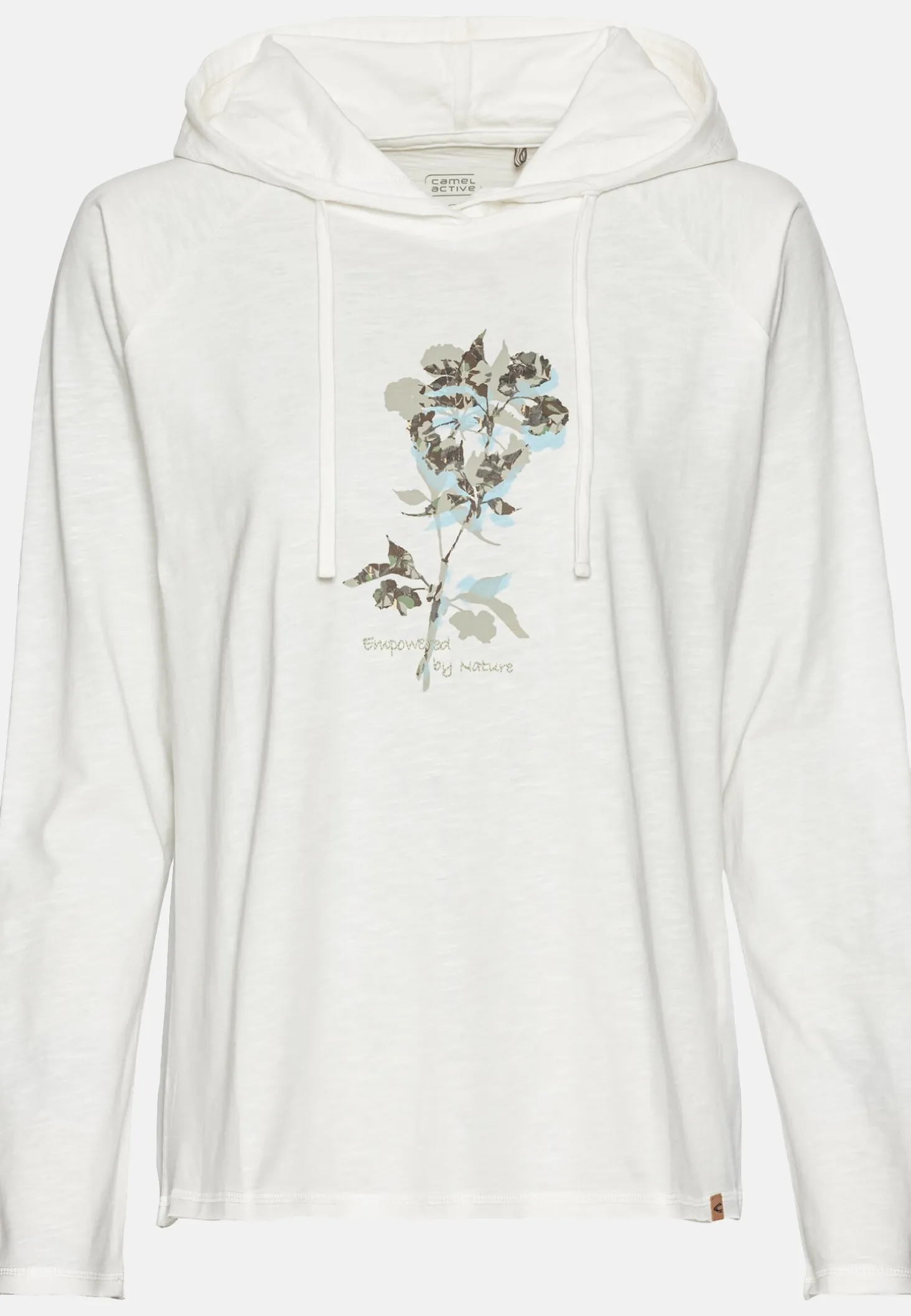 Hoodie mit Print aus Organic Cotton