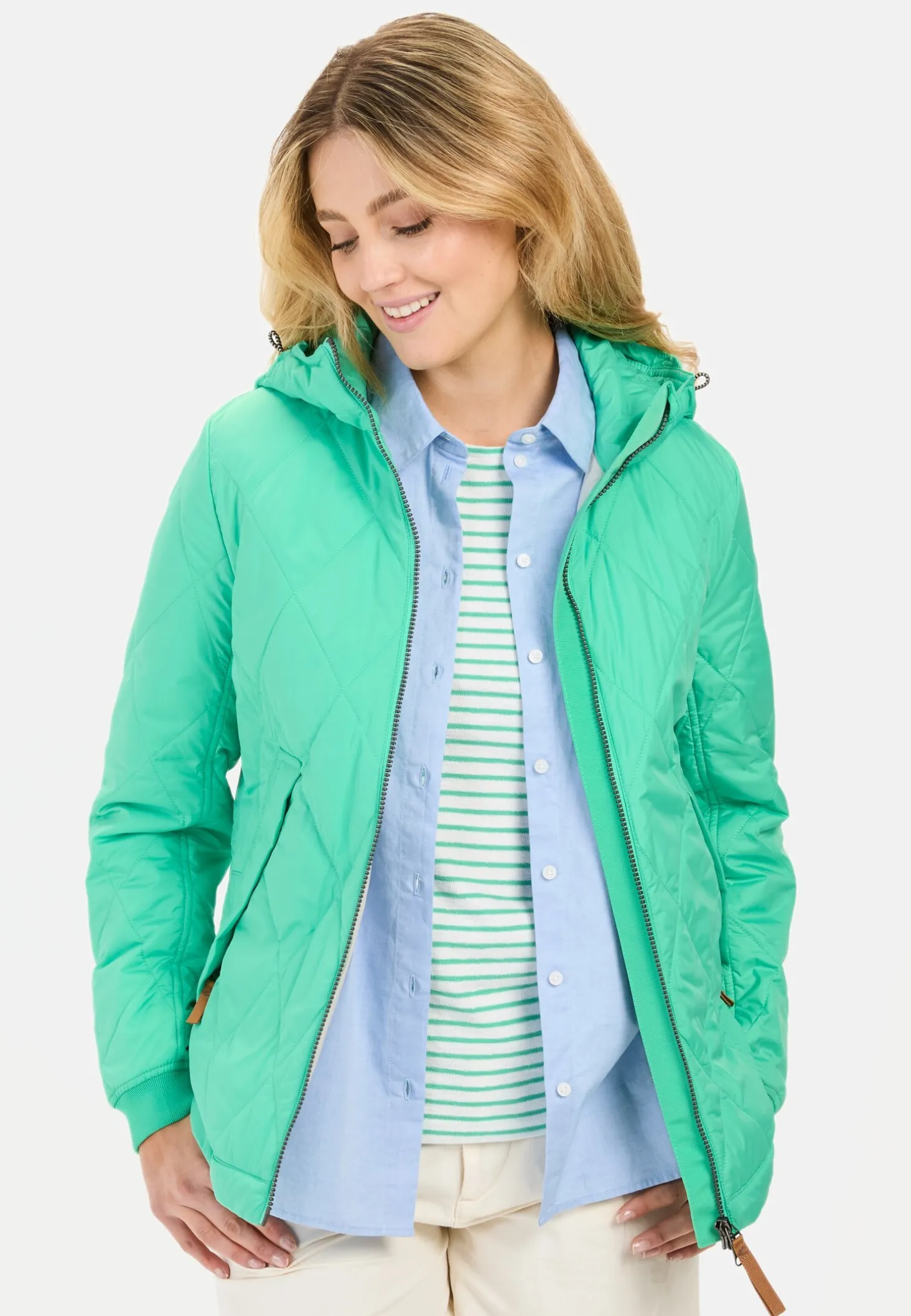 Jacke mit Diamant Steppung