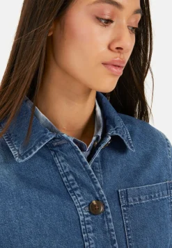 Jeansjacke aus Baumwolle