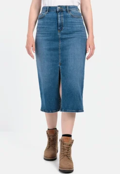 Jeansrock im Used-Look