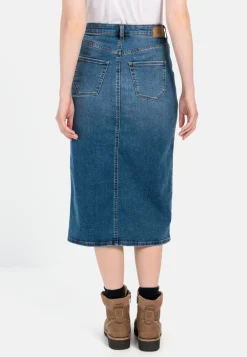 Jeansrock im Used-Look
