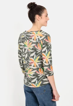 Jersey T-Shirt mit Allover-Print