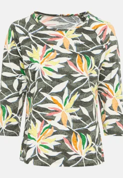 Jersey T-Shirt mit Allover-Print
