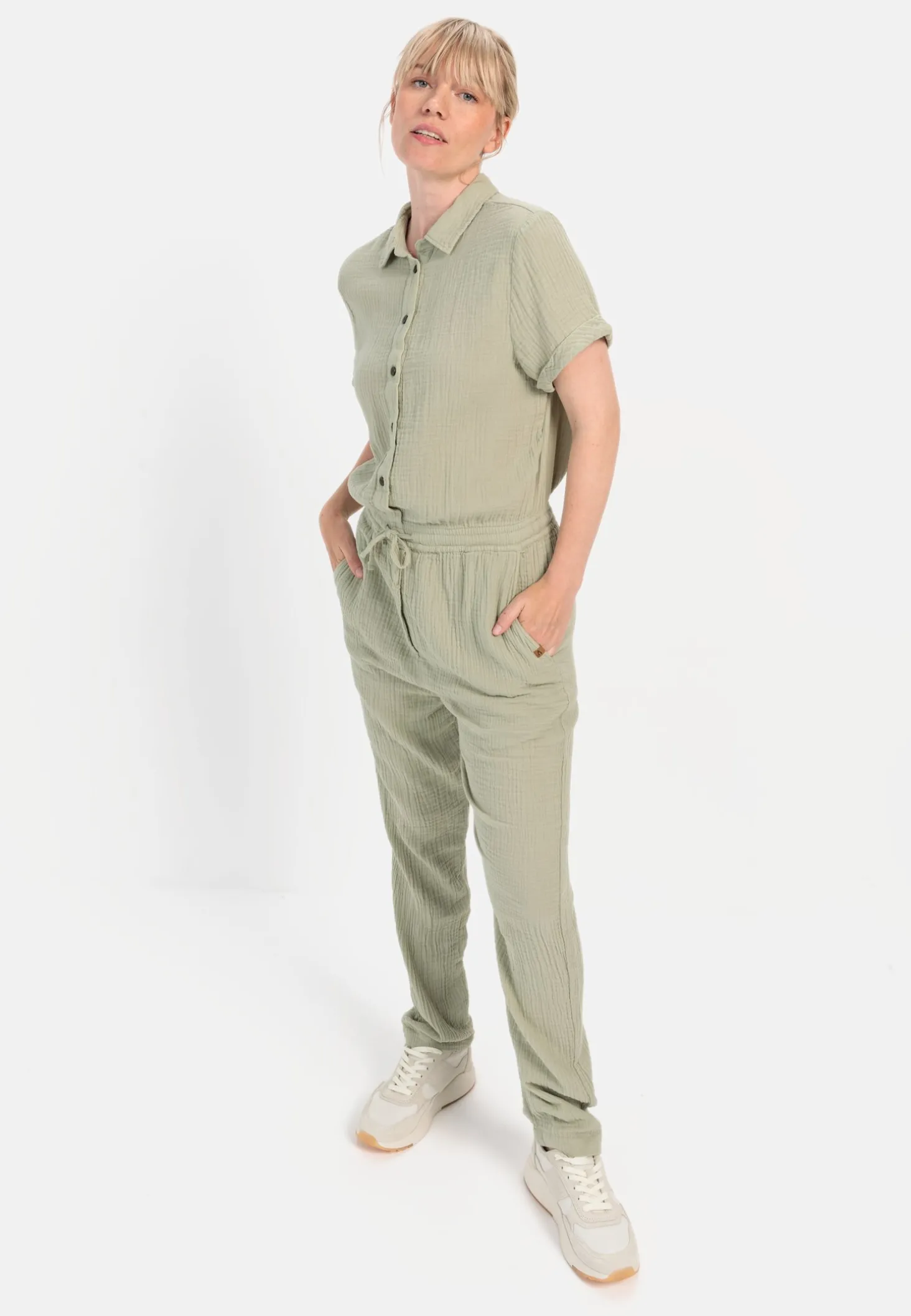 Jumpsuit aus sommerlichem Musselin