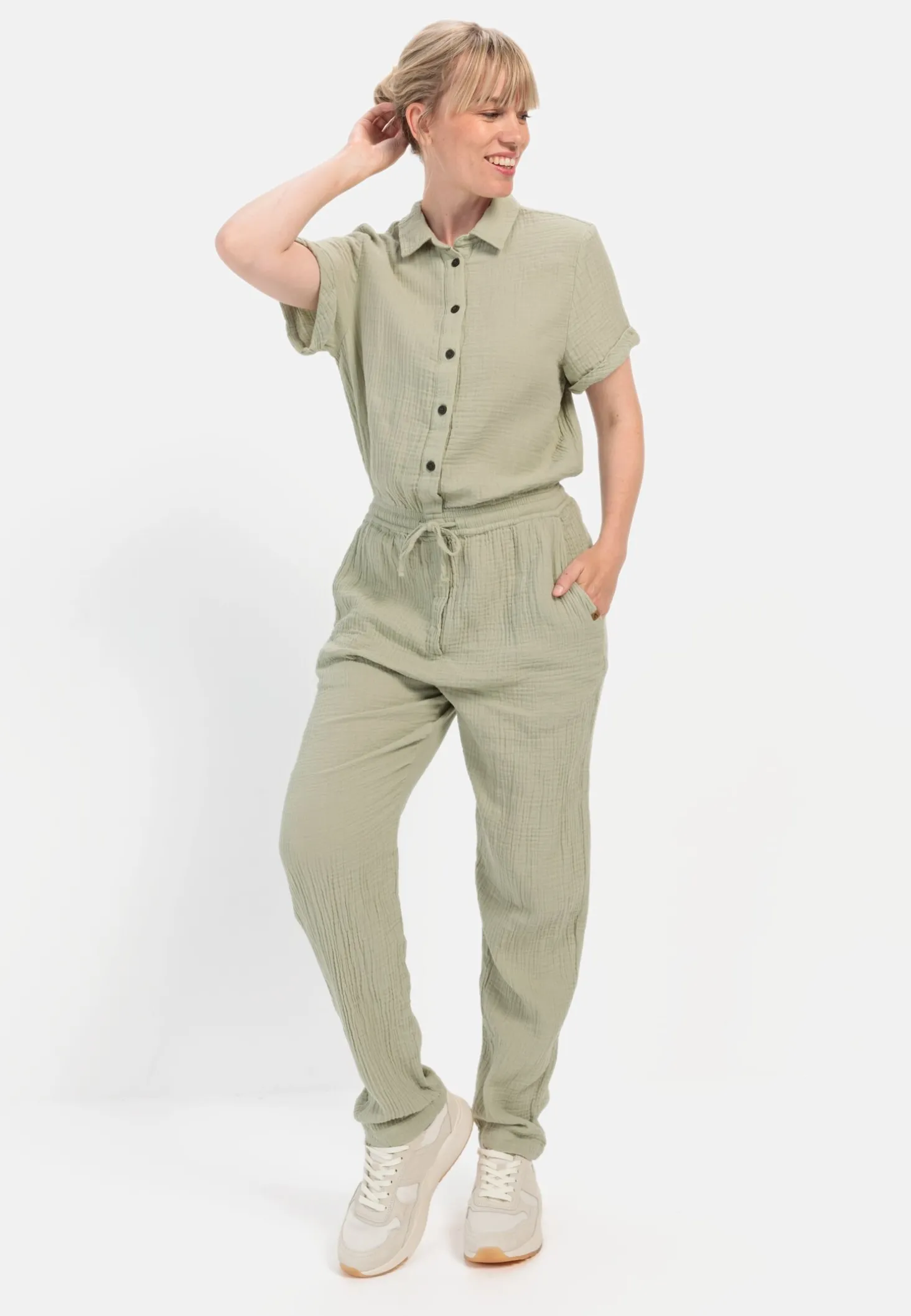 Jumpsuit aus sommerlichem Musselin