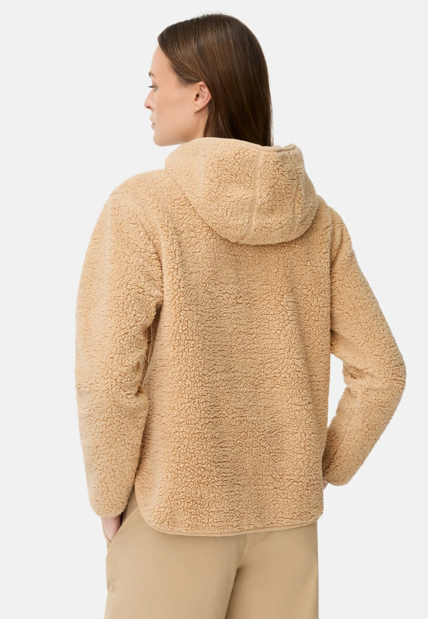 Kapuzenpullover aus Teddyfleece