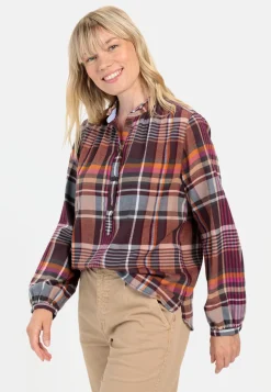 Karobluse mit Stehkragen