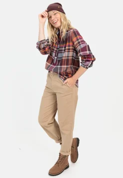 Karobluse mit Stehkragen