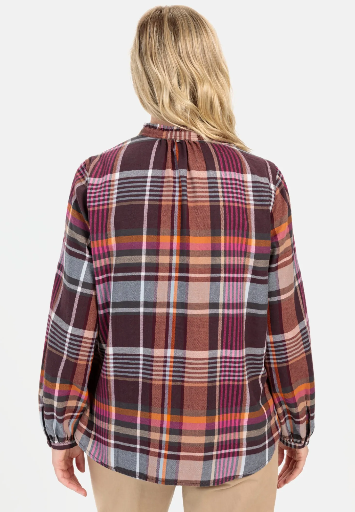 Karobluse mit Stehkragen