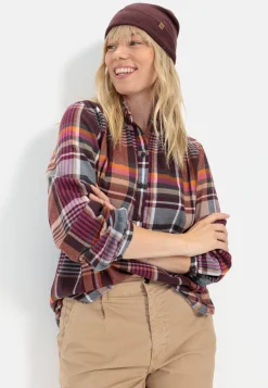 Karobluse mit Stehkragen