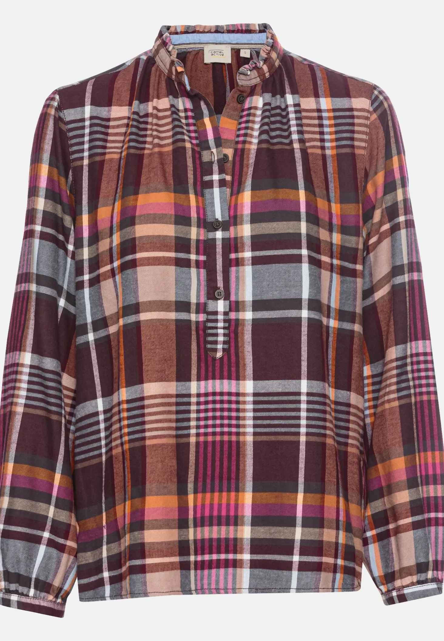 Karobluse mit Stehkragen