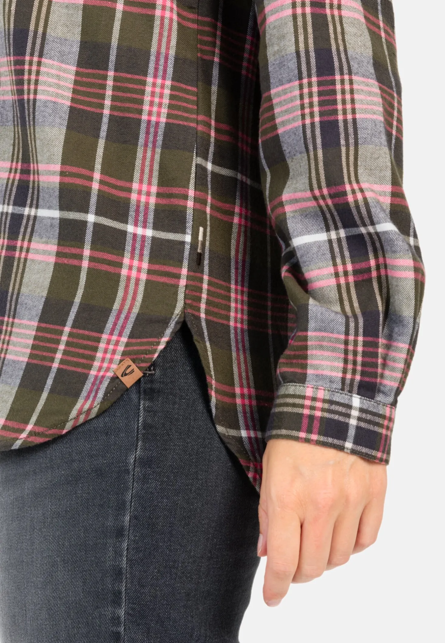Karobluse mit Stehkragen