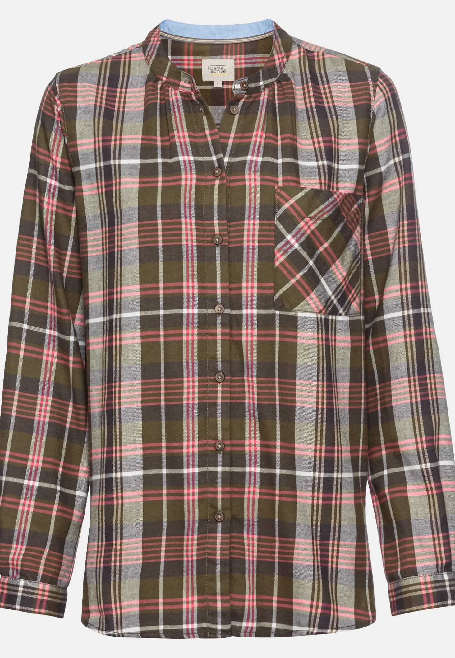 Karobluse mit Stehkragen