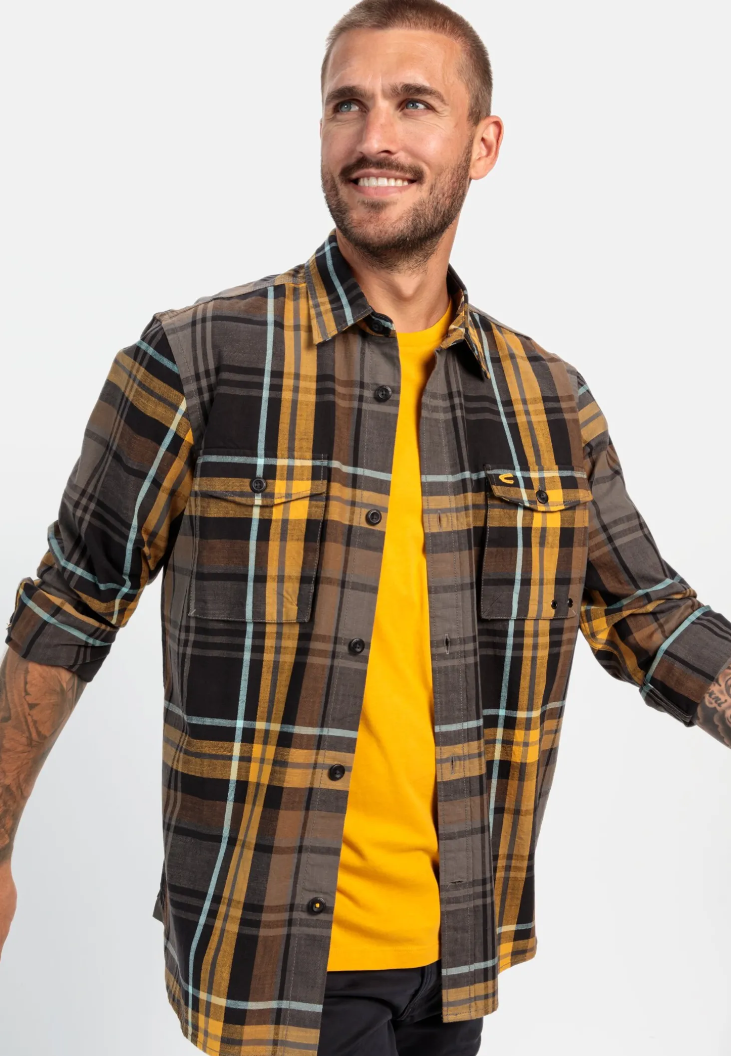 Karohemd im Overshirt-Look