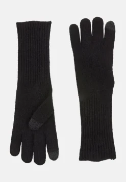 Kaschmirhandschuhe mit Rippenstruktur