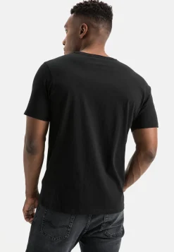 Kurzarm Basic T-Shirt aus reiner Baumwolle