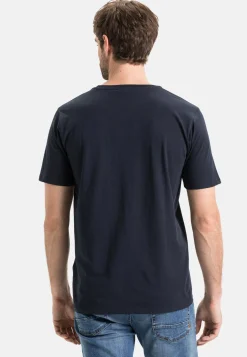 Kurzarm Basic T-Shirt aus reiner Baumwolle