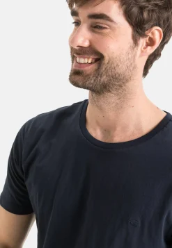 Kurzarm Basic T-Shirt aus reiner Baumwolle