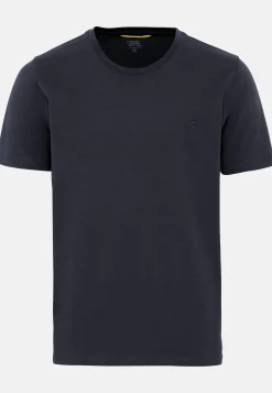 Kurzarm Basic T-Shirt aus reiner Baumwolle
