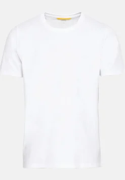 Kurzarm Basic T-Shirt aus reiner Baumwolle