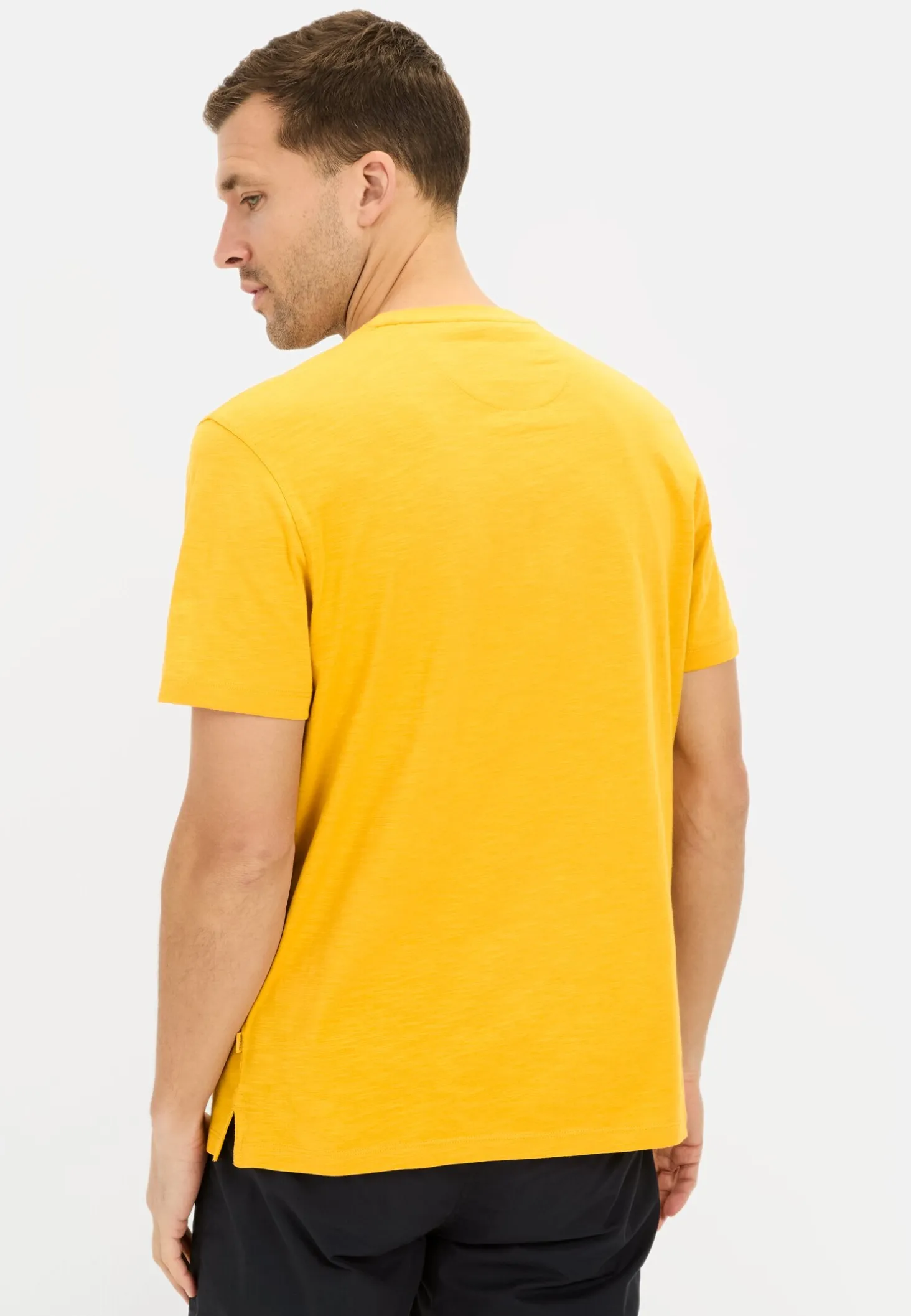 Kurzarm Henley aus Organic Cotton