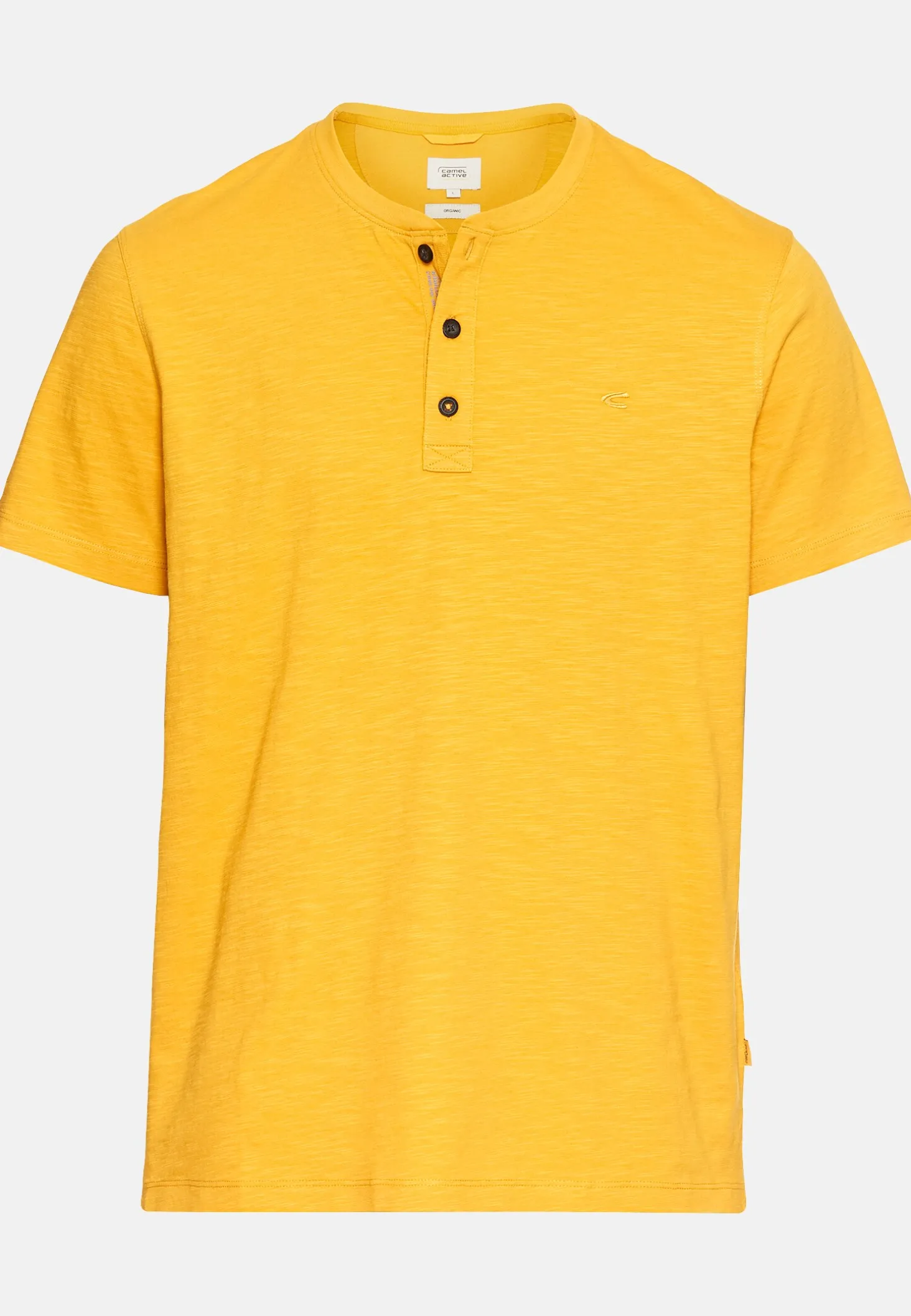Kurzarm Henley aus Organic Cotton