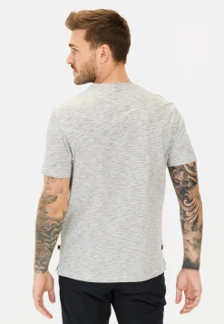 Kurzarm Henley aus reiner Baumwolle