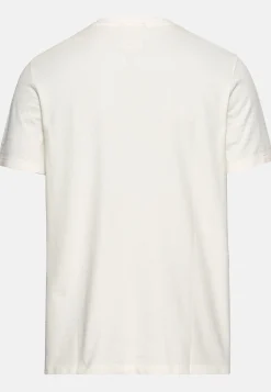 Kurzarm Henley aus reiner Baumwolle