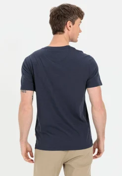Kurzarm Henleyshirt aus reiner Baumwolle