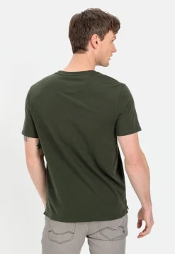 Kurzarm Henleyshirt aus reiner Baumwolle