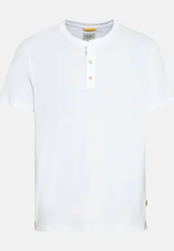 Kurzarm Henleyshirt aus reiner Baumwolle