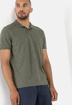 Kurzarm Poloshirt aus Baumwollmix