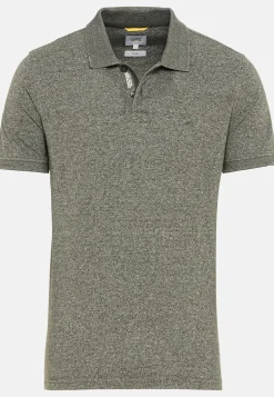 Kurzarm Poloshirt aus Baumwollmix