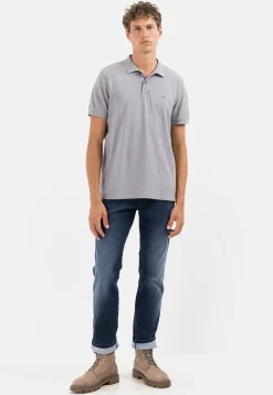 Kurzarm Poloshirt aus Baumwollmix