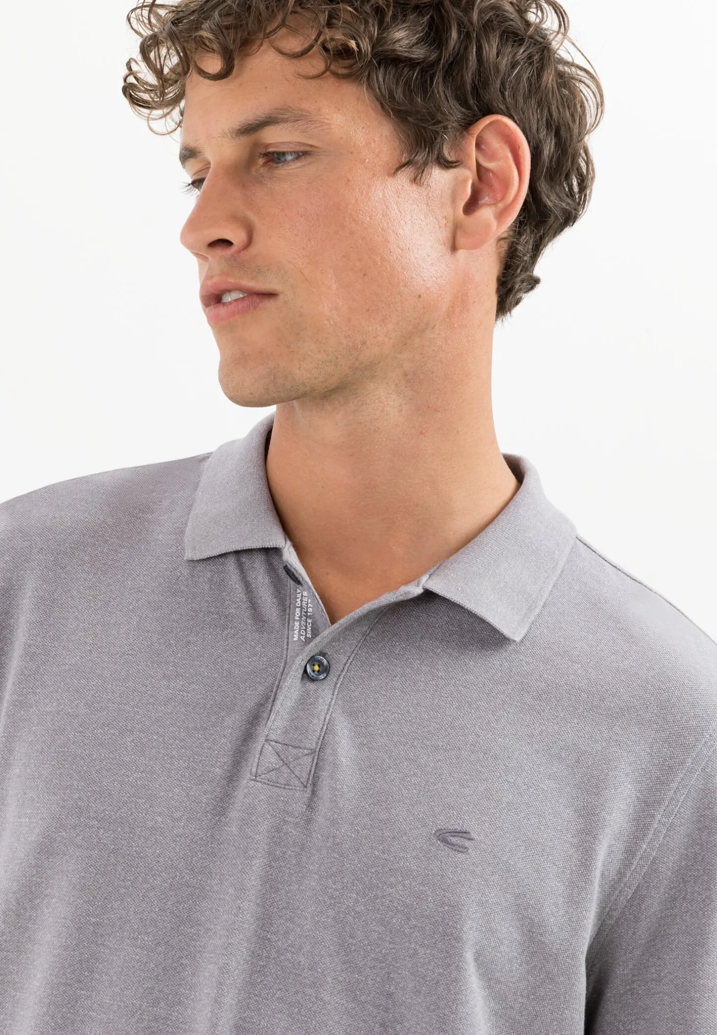Kurzarm Poloshirt aus Baumwollmix