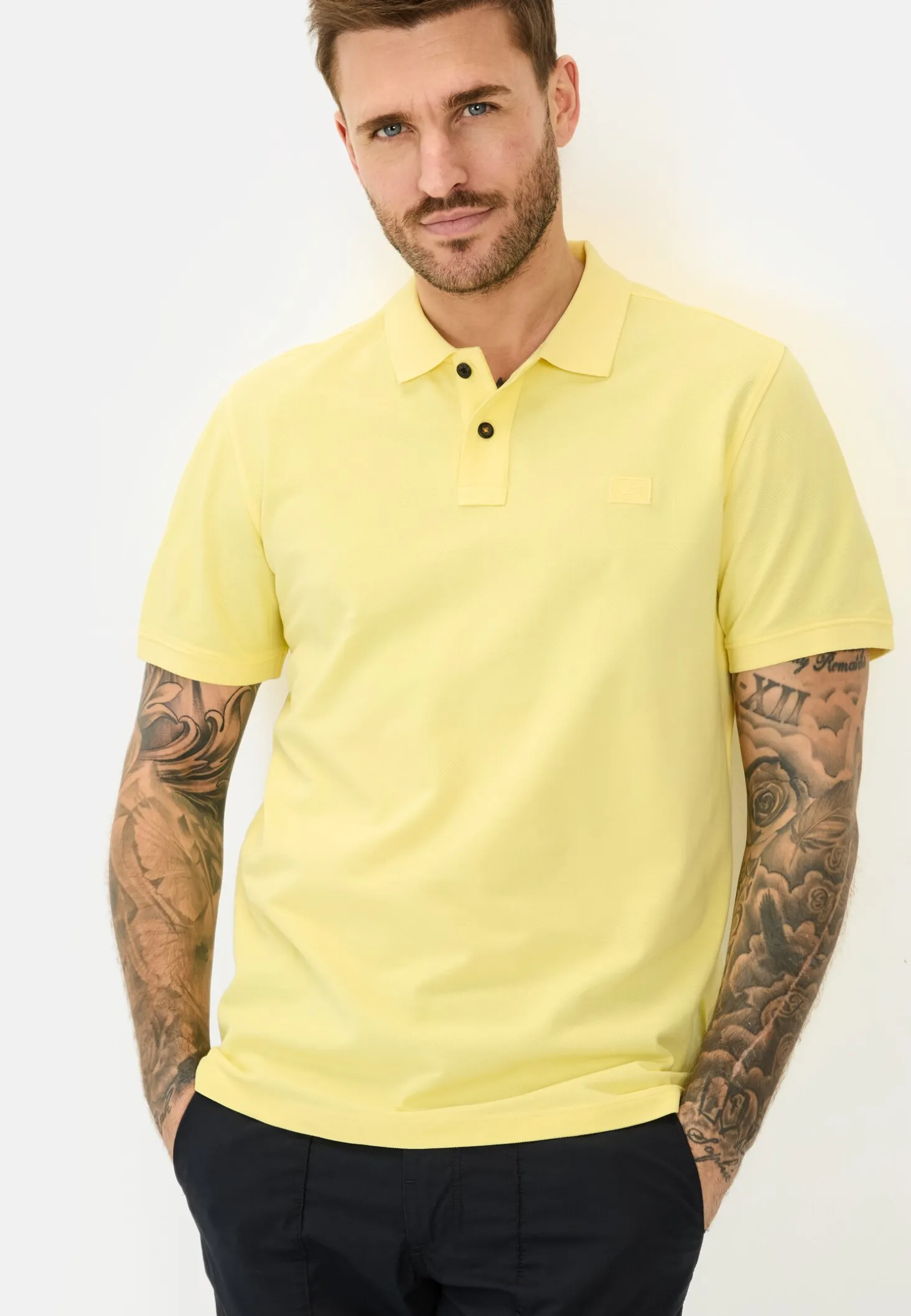 Kurzarm Poloshirt aus Baumwolle