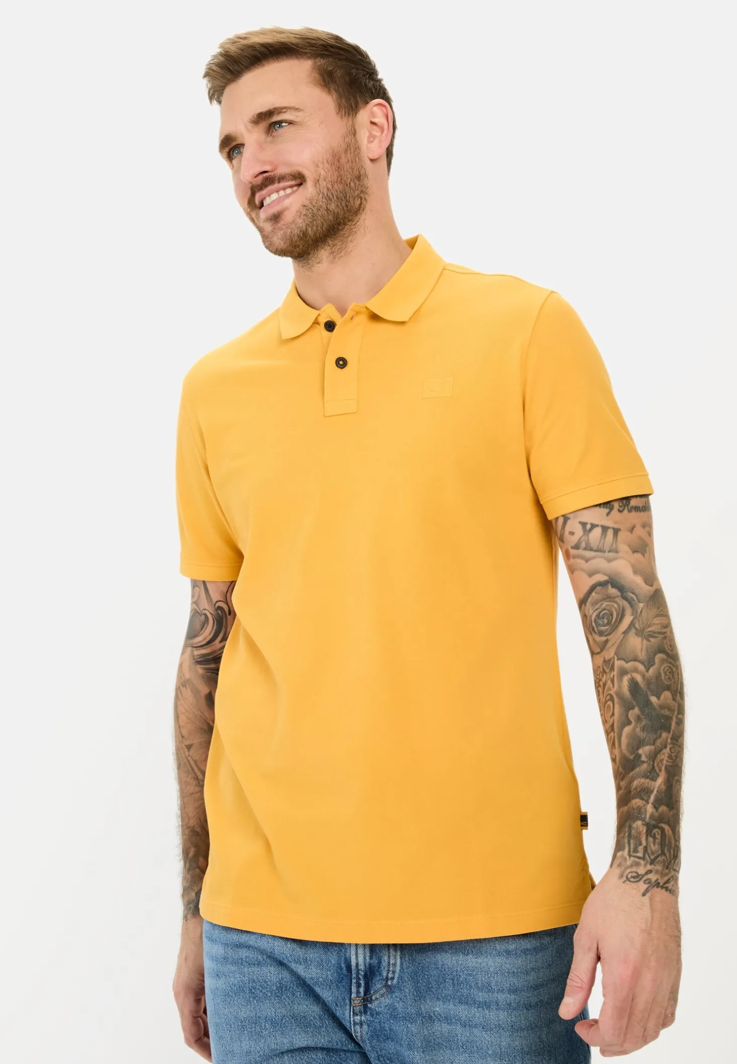 Kurzarm Poloshirt aus Baumwolle
