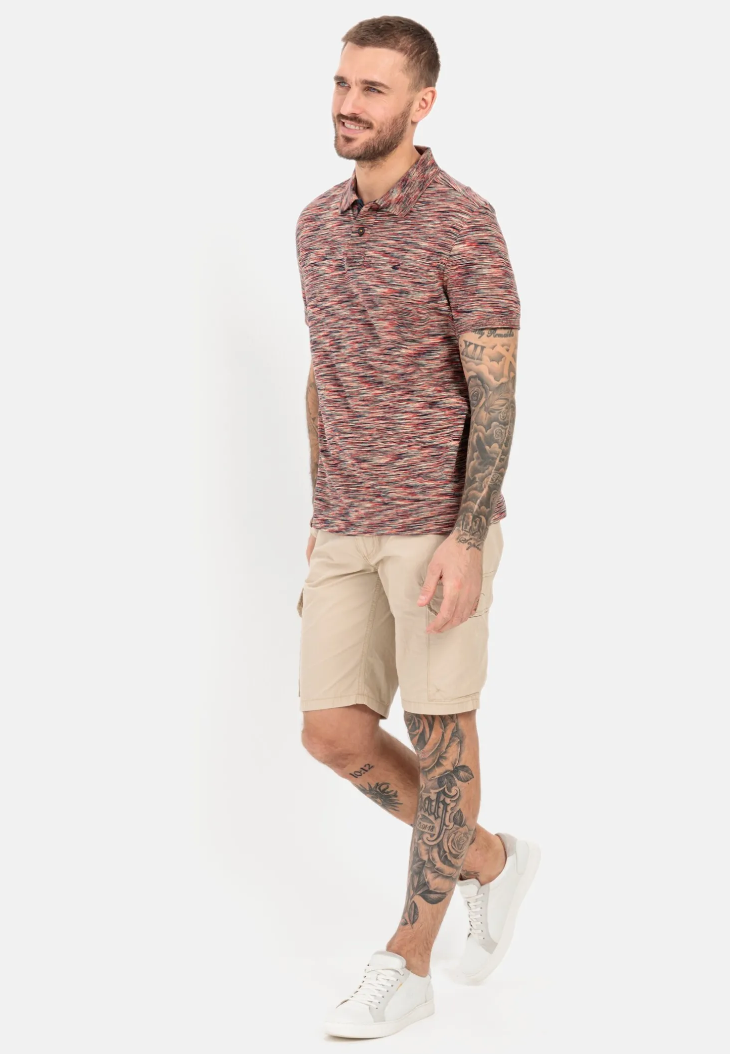 Kurzarm Poloshirt aus Baumwolle